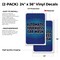 Signmission Automatic Touchless Car Wash, Vinyl Decals Only 24 Inch x 36 Inch, Vinyl Decal, 2PK DSB-2436-2PACK-30344 - alternate 2