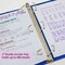 Bazic Products Slant D Ring View Binder with 2 Pockets, 2", Blue 3193 - alternate 2