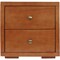 Homeroots Two Piece Brown Solid and Manufactured Wood Bedroom Set 569385 - alternate 5
