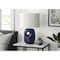 Monarch Specialties Lighting, 26"h, Table Lamp, Blue Ceramic, Ivory / Cream Shade, Contemporary, Modern I 9677 - alternate 2