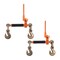 Mytee Products 2PK 1/2in- 5/8in Folding Handle Ratchet Load Binder with Grab Hook 18,100 lbs WLL, 2PK CBRS-FH12-SOx2 - alternate 1