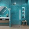 Apollo Tile Terralis 6x6 in. Glossy Turquoise Blue Porcelain Square Wall and Floor Tile 4.65 sq ft/case, 19PK UMB88AQDOTA - alternate 3