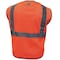 General Electric Reflective Safety Vest Orange L GV076OL - alternate 2