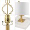 Jonathan Y July 31" Modern Contemporary Metal LED Table Lamp, Gold Painting JYL3026A - alternate 2