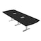 Skutchi Designs 12 Person Conference Table With Power Unit | 12' Arc Rectangle Table | Harmony Series HAR-AREC-48X144-T-U999ST19-ESIL - alternate 1