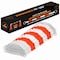 Xpose Safety Retractable Cone Bar Orange/White, 72in to 120in Length, 100PK CBO72/120-100-X - alternate 1