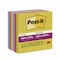 Post-It Note Pads in Summer Joy Color Collection Colors, 4in x 4in, Note Ruled, 90 Sheets/Pad, 6PK 675-6SSJOY - alternate 1