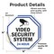 Signmission Video Security System 24 Hour, 4 inch X 4 inch, Vinyl Decal, 2PK OC-D-2PACK-4-4 - alternate 2