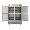 Koolmore 54 in. Commercial Stainless Steel Solid Half Door Reach-In Freezer, 47 cu. ft. RIF-2D-SSHD - alternate 2