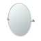 Gatco Jewel 32" Frameless Oval Mirror, Chrome 4149LG - alternate 1