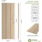 Ekena Millwork Rustic Three Board Joined Board-n-Batten Knotty Pine Faux Wood Shutters w/No Batten, 16 1/2"W x 88"H SHUBJN16X88KPPR - alternate 6