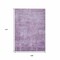 Homeroots 9' X 12' Lavender And Plum Abstract Washable Indoor Outdoor Area Rug 616242 - alternate 3