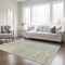 Homeroots 9' X 12' Beige And Blue Abstract Washable Indoor Outdoor Area Rug 612915 - alternate 4