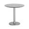 Flash Furniture 31.25" RND Outdoor Tabletop, Gray Faux Concrete, Seamless Surface Technology, 18" Round Silver Base ST-RD31-CMGY-TR18S-GG - alternate 6