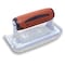 Marshalltown Heavy Duty Zinc Hand Edger, Concrete Edger, Curved End Edger, 6 x 2 1/4 inch Edger, 1/4 inch Radius 4154D - alternate 1