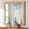 Bali & Pari Lankston Bohemian Natural Rattan Square Accent Wall Mirror 248-13839-ZORO - alternate 2