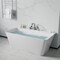 Anzzi Freestanding Tub, 59 in L, 30.31 in W, Polished Chrome, Acrylic, Center FTAZ11459-473CH - alternate 1