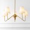Jonathan Y Skylar 32" 5-Light Classic Minimalist Metal Inverted Gourd LED Chandelier, Gold Painting JYL7912B - alternate 4