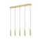 Z-Lite Stari 5-Light Linear Chandelier, 4.75 in W, Modern Gold 1956P-5L-MGLD - alternate 1