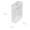 Zwilling Fresh and Save Cube Box, Plastic, Airtight Dry Food Storage Container, 3M Container, 3-qt 1025128 - alternate 4