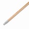 Boardwalk Metal Tip Threaded Hardwood Broom Handle, 0.94in dia x 60in, Natural BWK136 - alternate 5