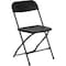 Flash Furniture Folding Chair - Black Plastic - Event Chair LE-L-3-BK-GG - alternate 1