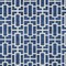 Homeroots 8' X 10' Navy Blue And Ivory Geometric Washable Indoor Outdoor Area Rug 594860 - alternate 2