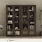Manhattan Comfort Rivington 38in Bookcase Cabinet in Walnut - Set of 2 2-BC005-BR - alternate 1