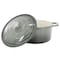 Megachef 2.7 Quart Round Enameled Cast Iron Casserole in Gradient Gray 750124512M - alternate 3