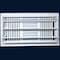 Sierra Grates 4 in. H X 12 in. W 3-Way 45 Degree Louvered, Steel, White Sidewall / Ceiling Register THC412-WHT - alternate 3