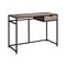 Homeroots 42" Taupe and Black Computer Desk 333417 - alternate 1