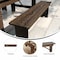 Flash Furniture HERCULES 60in x 12in Rustic Antique Solid Pine Farmhouse Folding Bench w/Foldable Locking Legs XA-B-60X12-GG - alternate 3