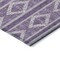 Homeroots 3' X 5' Purple Gray And Ivory Geometric Washable Indoor Outdoor Area Rug 599658 - alternate 2