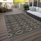 Homeroots 3' X 5' Black And Beige Geometric Washable Indoor Outdoor Area Rug 599604 - alternate 4