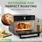 Nutrichef 32 Quart Air Fryer & Oven, Black NCAFOV32BK - alternate 4