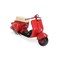 Homeroots 9" Red and Black Metal Hand Painted 1959 Red Scooter Model Motorcycle 489434 - alternate 2