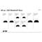 Performance Tool 80 pc. SAE Woodruff Key Assortment, SAE Sizes, Plastic Case W5343 - alternate 3