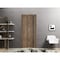 Sartodoors Barn Bypass Doors with 6.6ft Hardware, Planum 0011 Walnut and Aluminum Strips, Sturdy Heavy Duty Ra PLANUM0011BBB-WLN-8484 - alternate 2
