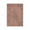 Homeroots 5' X 8' Salmon Charcoal And Beige Geometric Washable Indoor Outdoor Area Rug 577590 - alternate 3