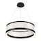 Euf Empra, Chandelier, 30", Matte Black, Clear Crystal 49352-023 - alternate 2