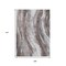 Homeroots 9' X 12' Taupe Sky Blue And Ivory Abstract Washable Indoor Outdoor Area Rug 617447 - alternate 5