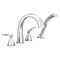 Delta Stryke Roman Tub Trim with Hand Shower, 11.81 in, Lumicoat Chrome T4777-PR - alternate 2