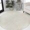 Jonathan Y Hallie High-Low Minimalist Curve Geometric Ivory/Cream 9 ft Round Indoor/Outdoor Area Rug SCN100B-9R - alternate 5