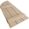 Ekena Millwork Riverwood 3 Board Joined Board-n-Batten w/Quarter Round Arch Top Faux Wood Shutters, 16 1/2"W x 46"H SHUBJQ16X46RWPR - alternate 4