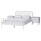 Baxton Studio Lucera Mid-Century White Full Size 3-Piece Bobbin Bedroom Set 257-14015-14121-14121-ZORO - alternate 1