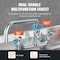 Vevor Commercial Wall Mount Kitchen Sink Faucet Pre-Rinse Sprayer 21" Height 5803A-12-21 - alternate 3