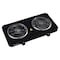 Megachef Electric Portable Dual Coil Burner Cooktop Buffet Range in Matte Black MC-2012A-B - alternate 4