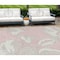 Homeroots 8' X 10' Pink Ivory And Beige Floral Washable Indoor Outdoor Area Rug 589569 - alternate 1