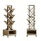 Homeroots 48" Gray Wood Sixteen Tier Etagere Bookcase 717457 - alternate 1