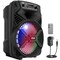 Pyle Portable Bluetooth PA Speaker System - 300W Rechargeable, MP3/USB, Party Lights, Remote PPHP836B - alternate 1